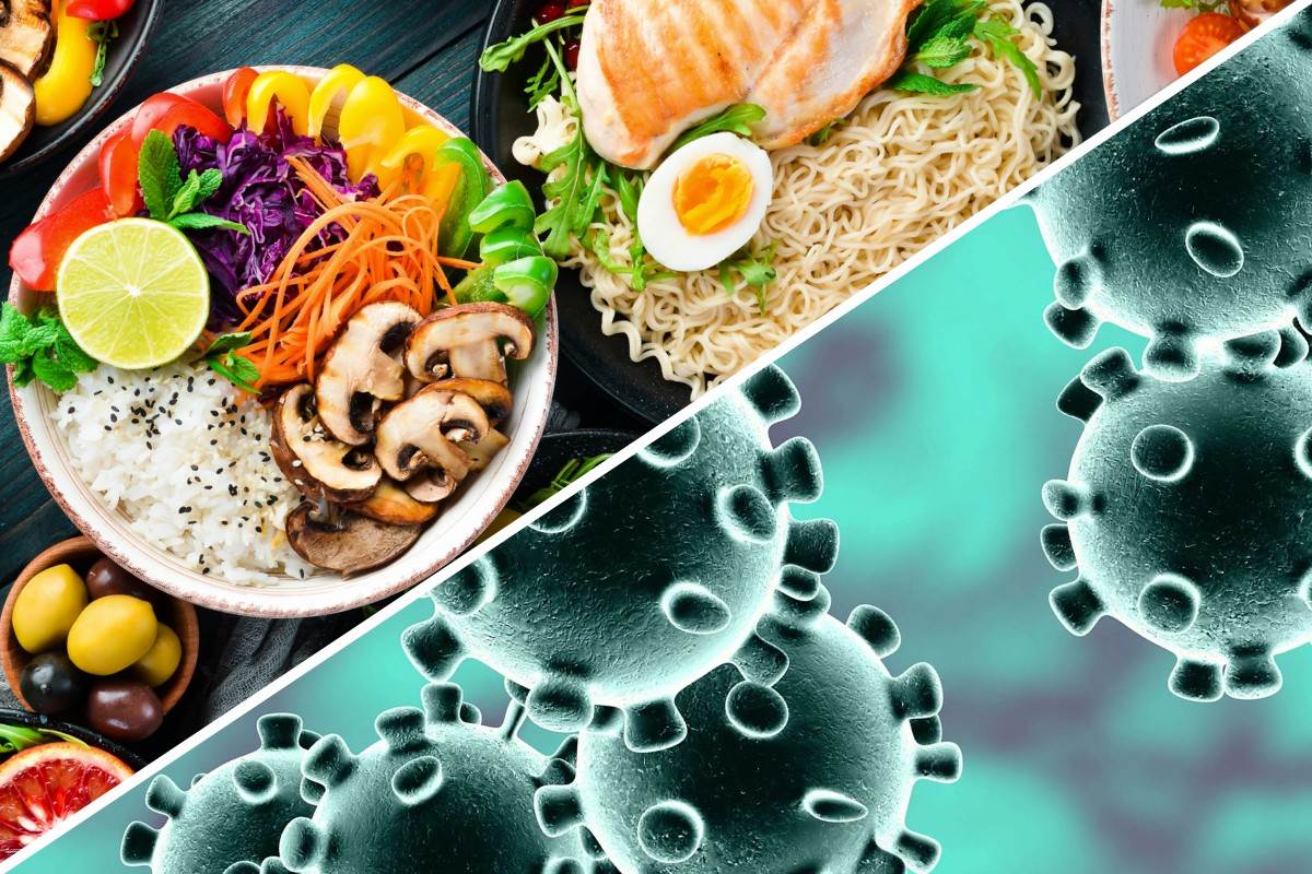 ارتباط رژیم غذایی سالم با ابتلا به ویروس کرونا