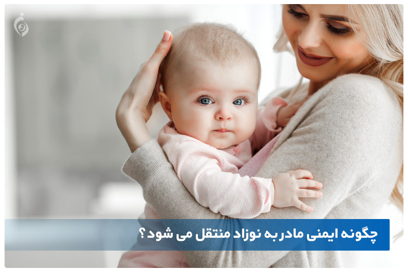  چگونه ایمنی مادر به نوزاد منتقل می شود؟